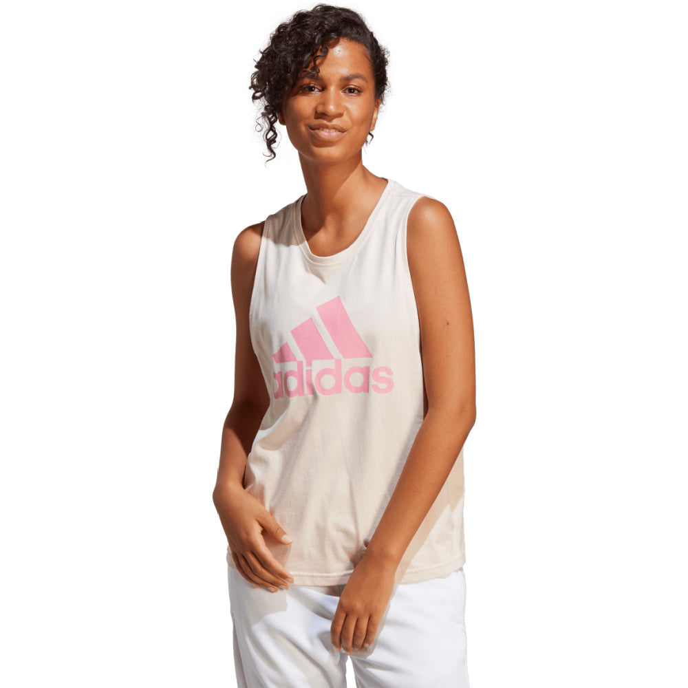 Adidas | Womens Big Logo Tank (Quartz/Pink)