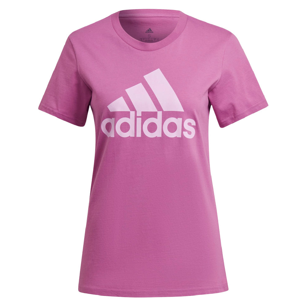 Adidas | Womens Essentials Logo Tee (Semi Pulse Lilac/Bliss Lilac)
