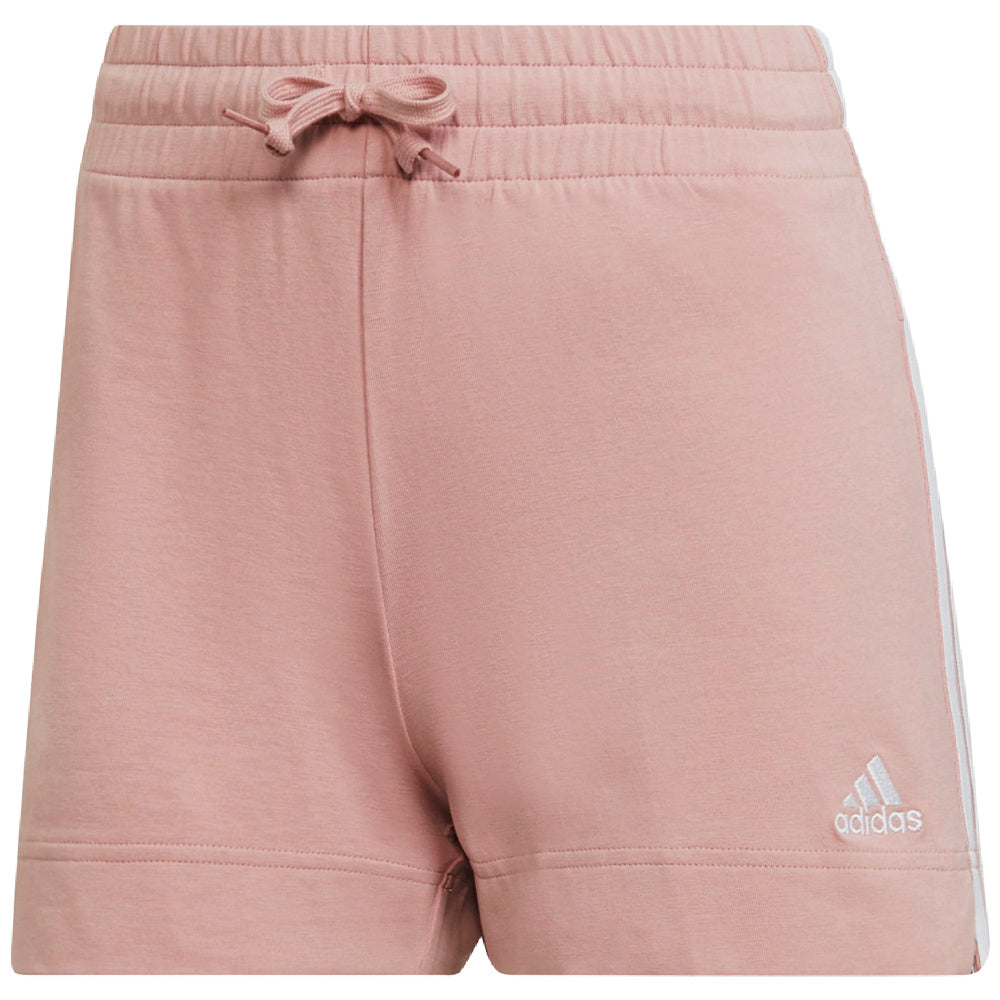 Adidas | Womens Essentials Slim 3-Stripes Short (Wonder Mauve/White)