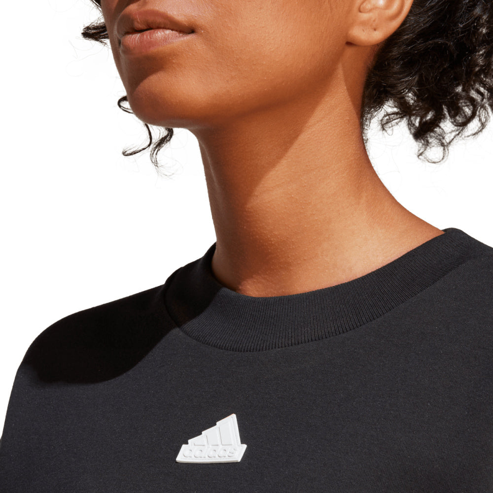 Adidas | Womens Future Icons 3-Stripes Sweatshirt (Black)