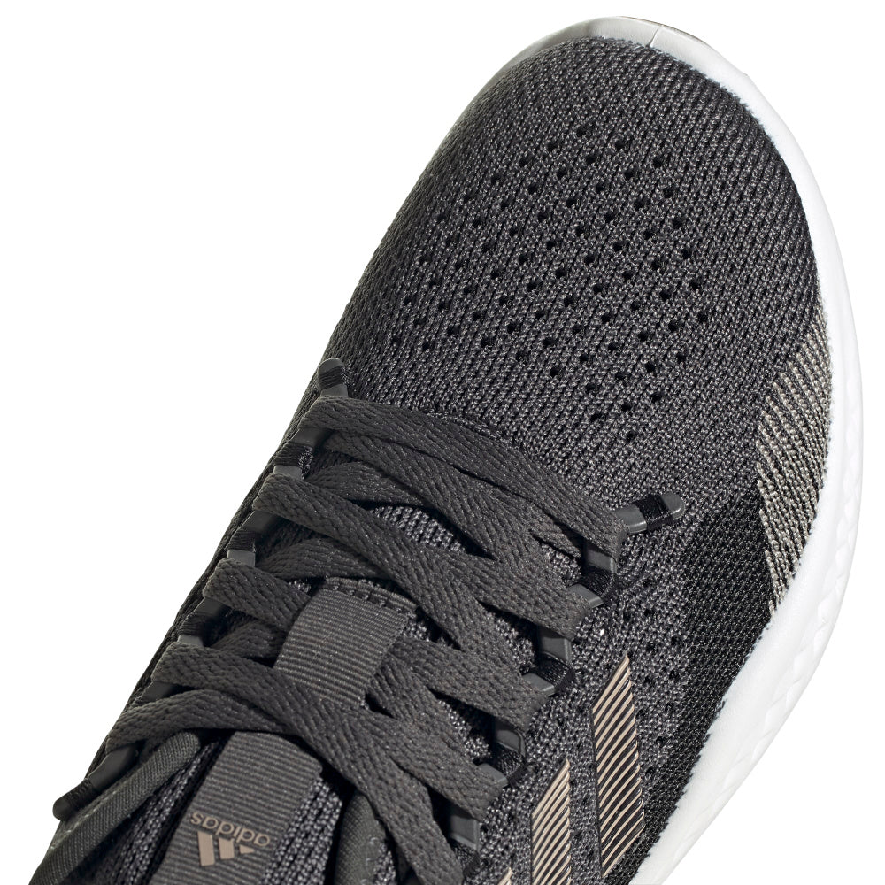 Grey and black womens adidas top