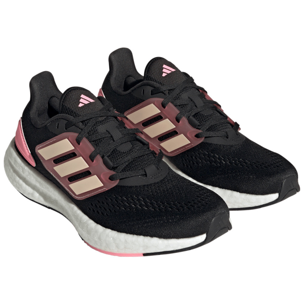 Adidas | Womens Pureboost 22 (Black/Bliora/Pink Strata)