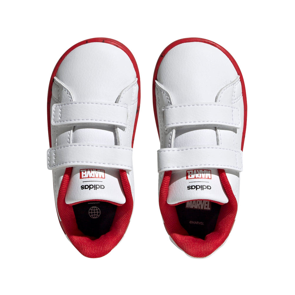 Adidas | Infants Adidas X Marvel Advantage Spider-Man (White/Scarlet)