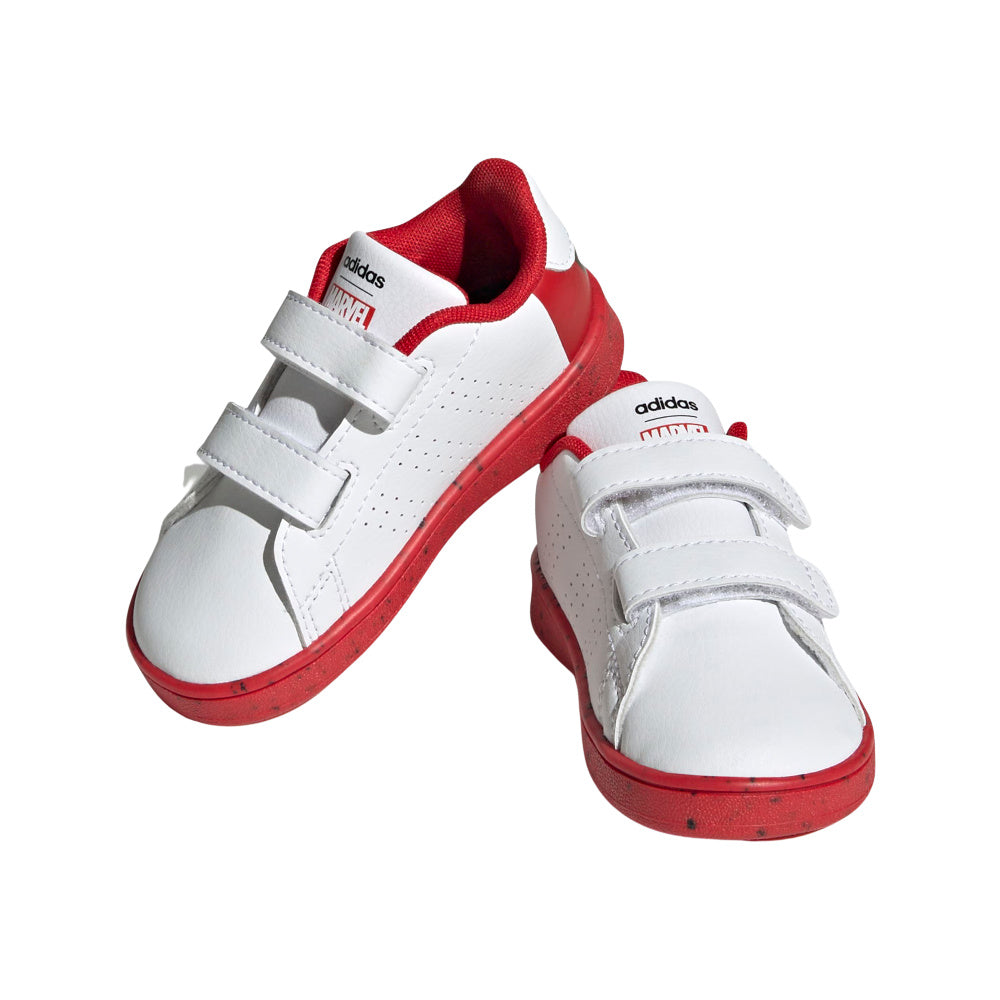 Adidas | Infants Adidas X Marvel Advantage Spider-Man (White/Scarlet)