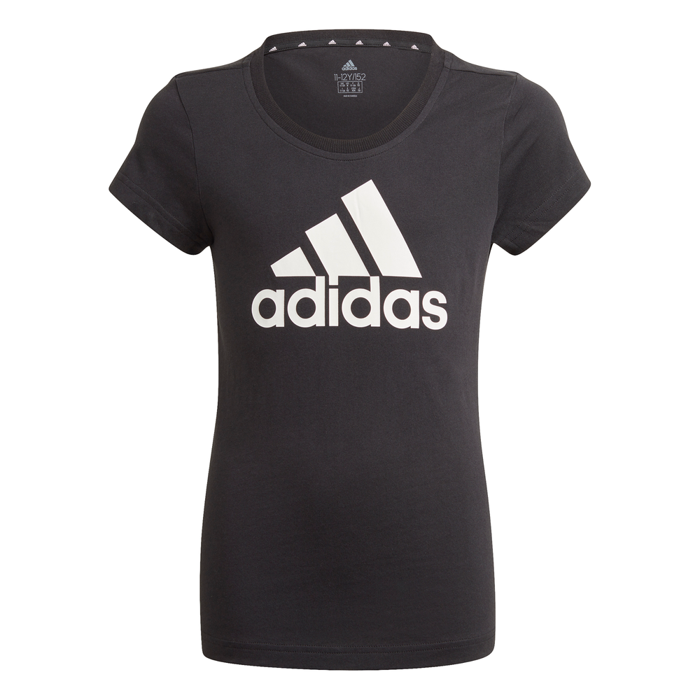 Adidas | Youth Girls Essentials Tee (Black/White)