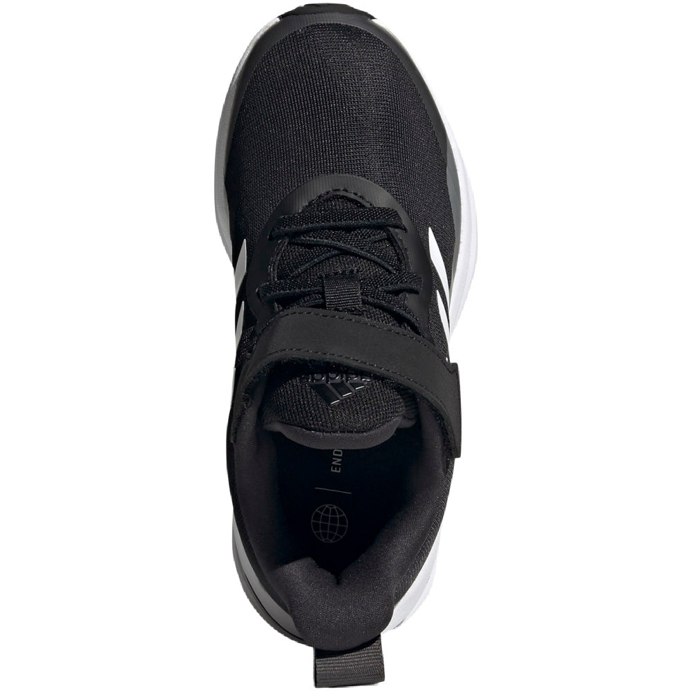 Adidas | Youth Fortarun Elastic Lace (Black/White)