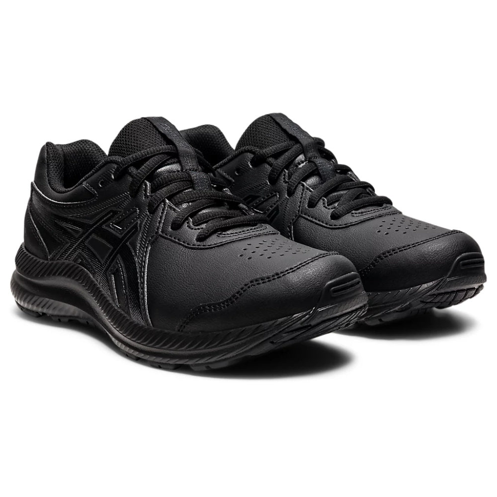 Asics | Kids Contend Synthetic Leather GS (Black/Black)