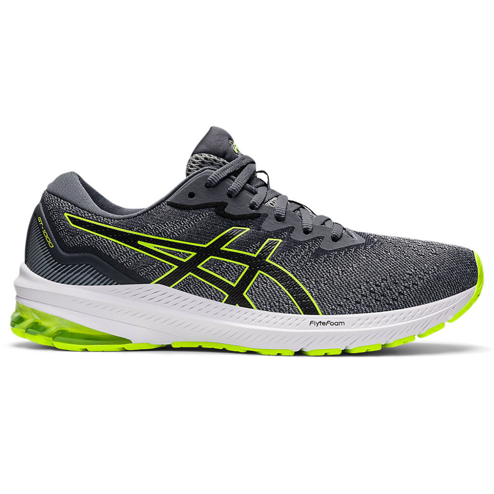 Asics Mens GT 1000 11 2E Wide Sheet Rock Black Platinum Sports