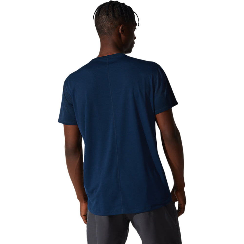 Asics | Mens Silver Short Sleeved Top (French Blue)