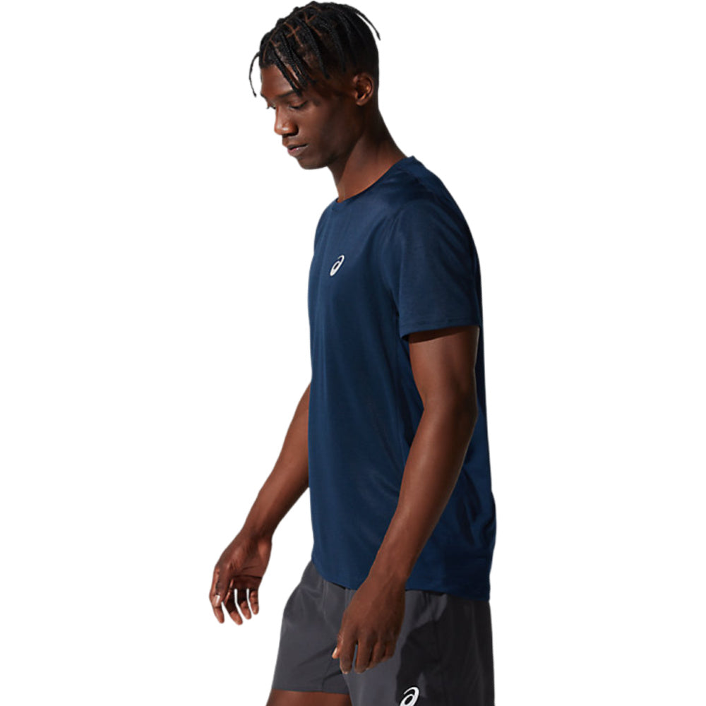 Asics | Mens Silver Short Sleeved Top (French Blue)