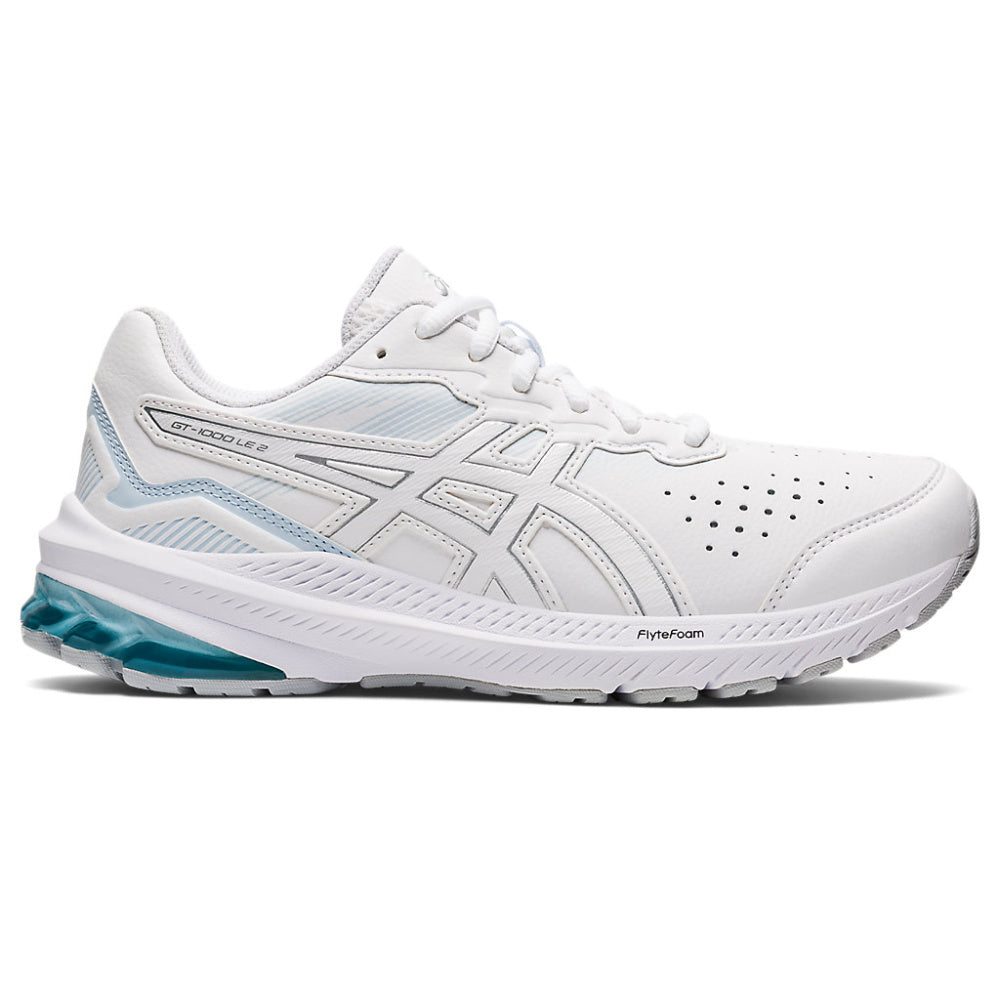 Asics | Womens GT-1000 Leather 2 D-Wide (White/White)