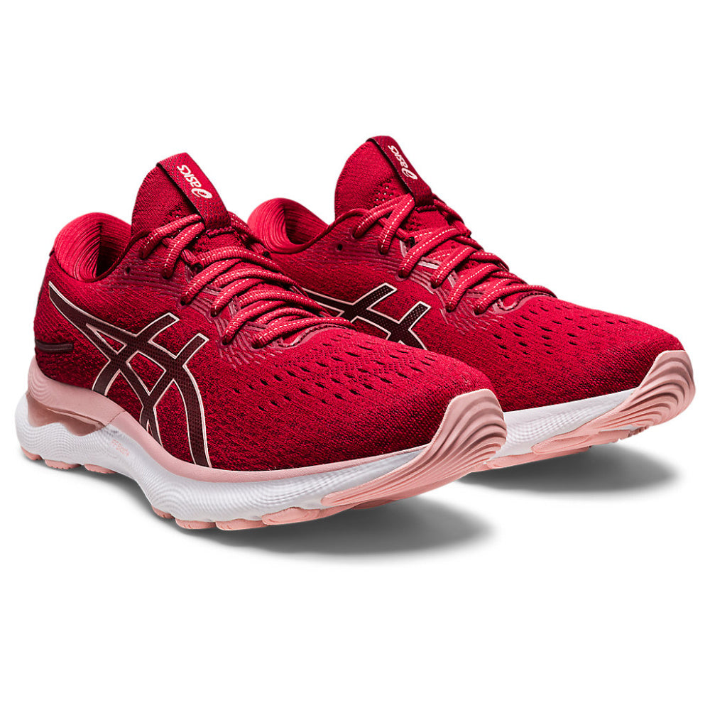 Asics | Womens Gel-Nimbus 24 (Cranberry/Frosted Rose)