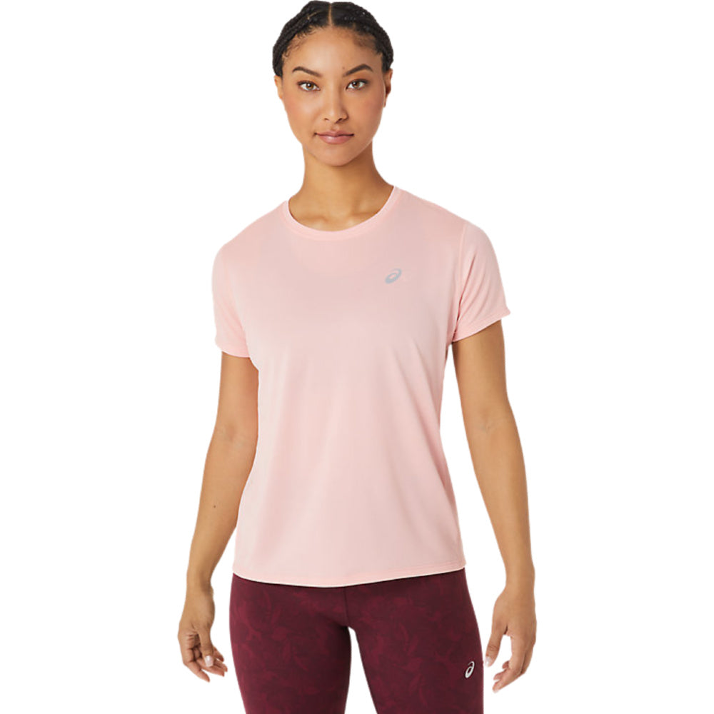 Asics | Womens Silver Short Sleeve Top (Frosted Rose)