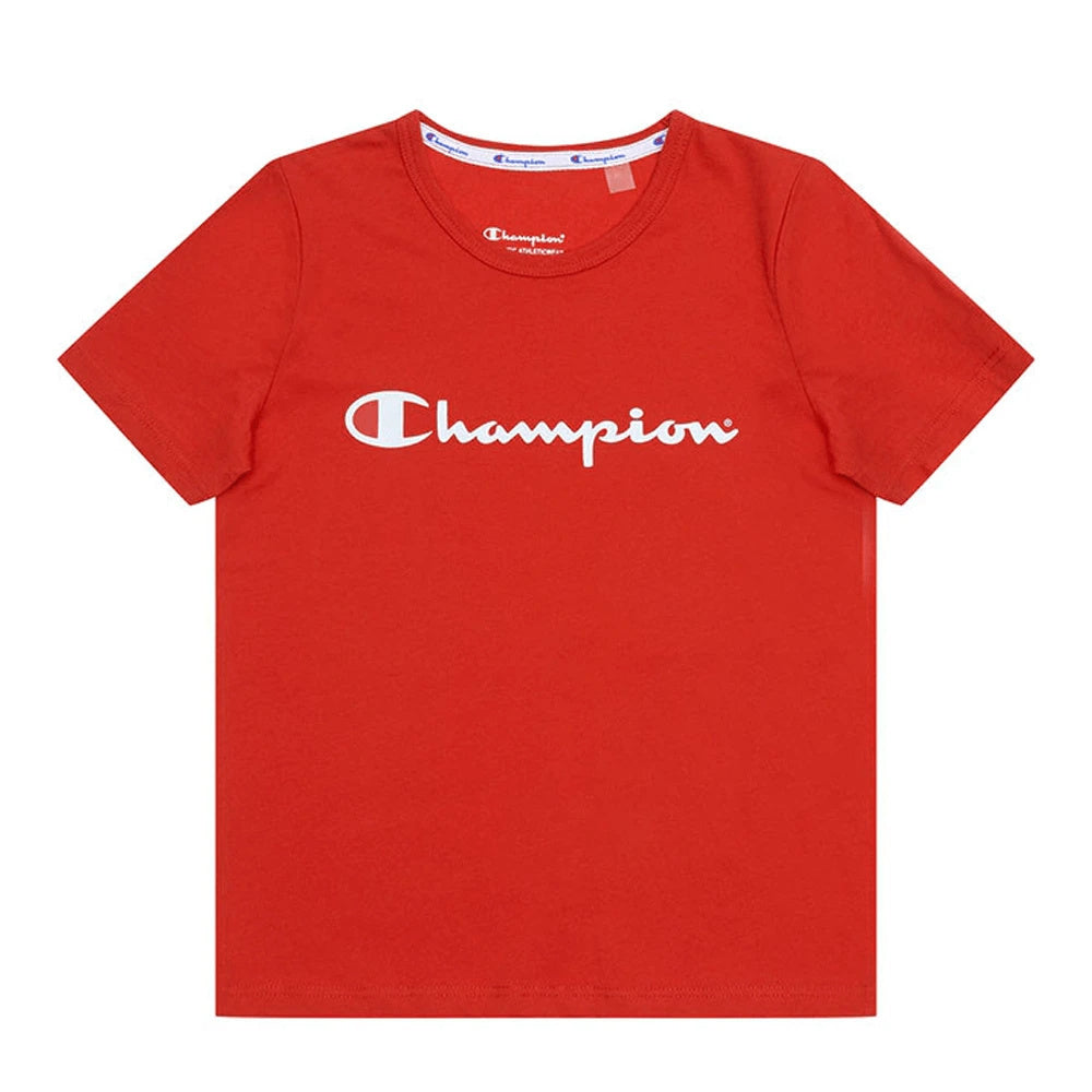 Champion | Kids Script Tee Red