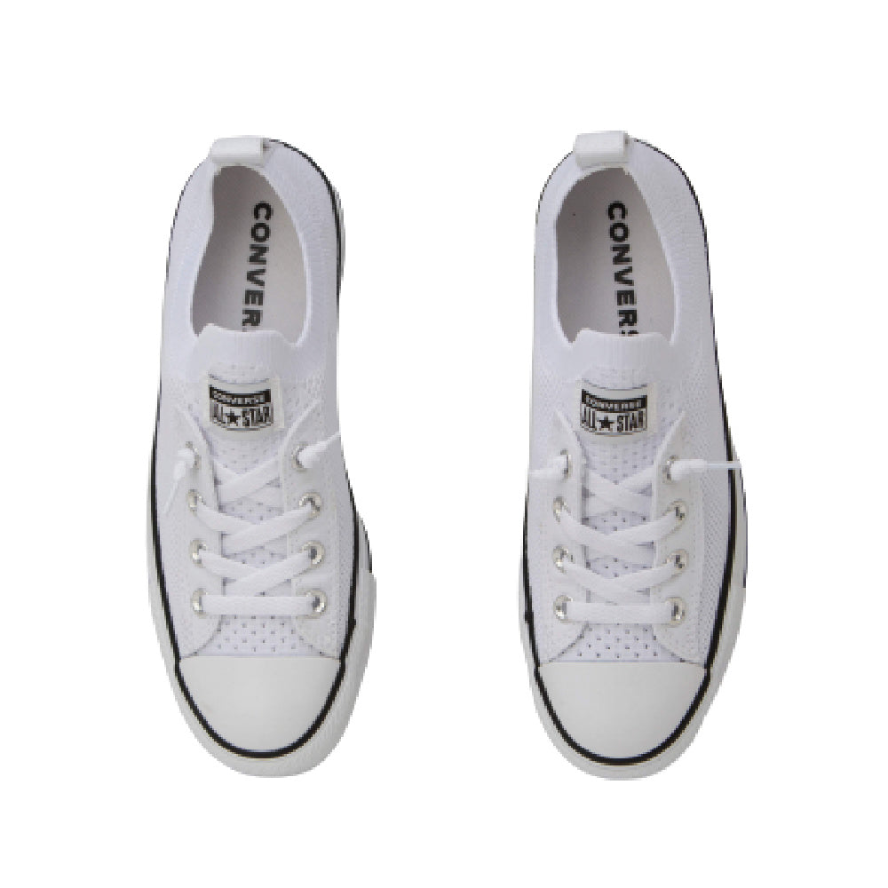 Converse | Womens Chuck Taylor All Star Shoreline Knit Slip-On (White/Black)