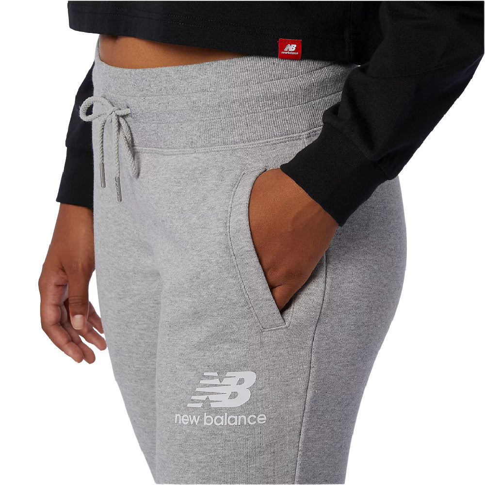 New Balance | Womens Essentials French Terry Sweatpants (Grey)