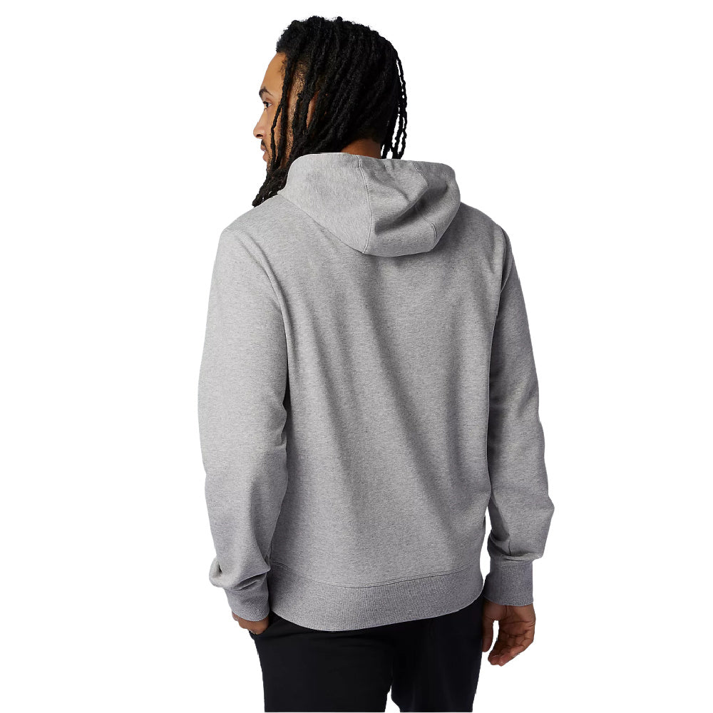 New Balance | Mens Essentials Stacked Logo Hoodie (Grey)