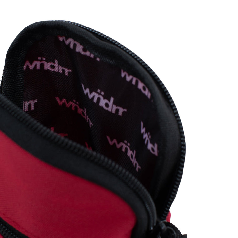 Wndrr |ユニセックス アクセント ポケット バッグ レッド