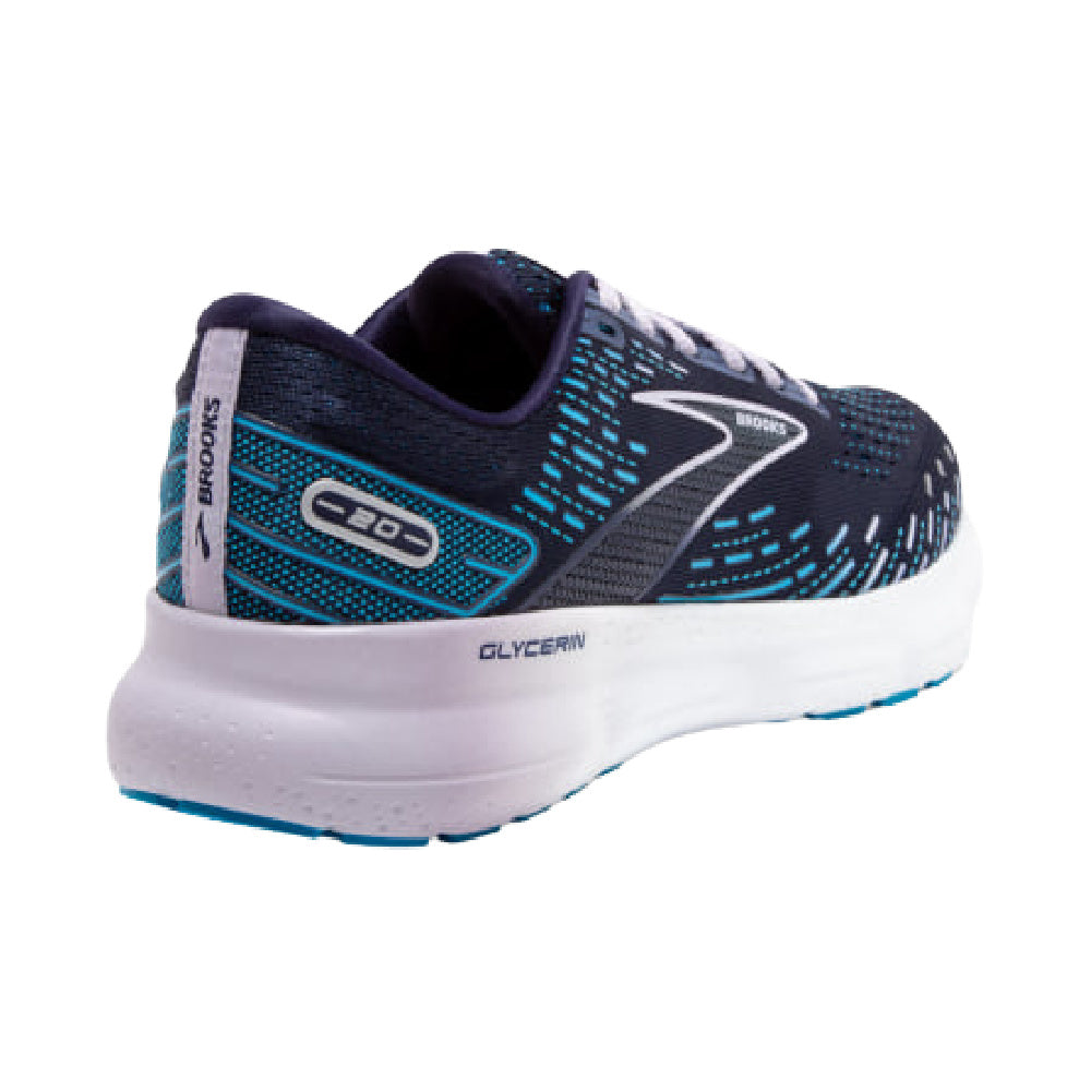 Brooks | Womens Glycerin 20 D-Wide (Peacoat/Ocean/Lilac)