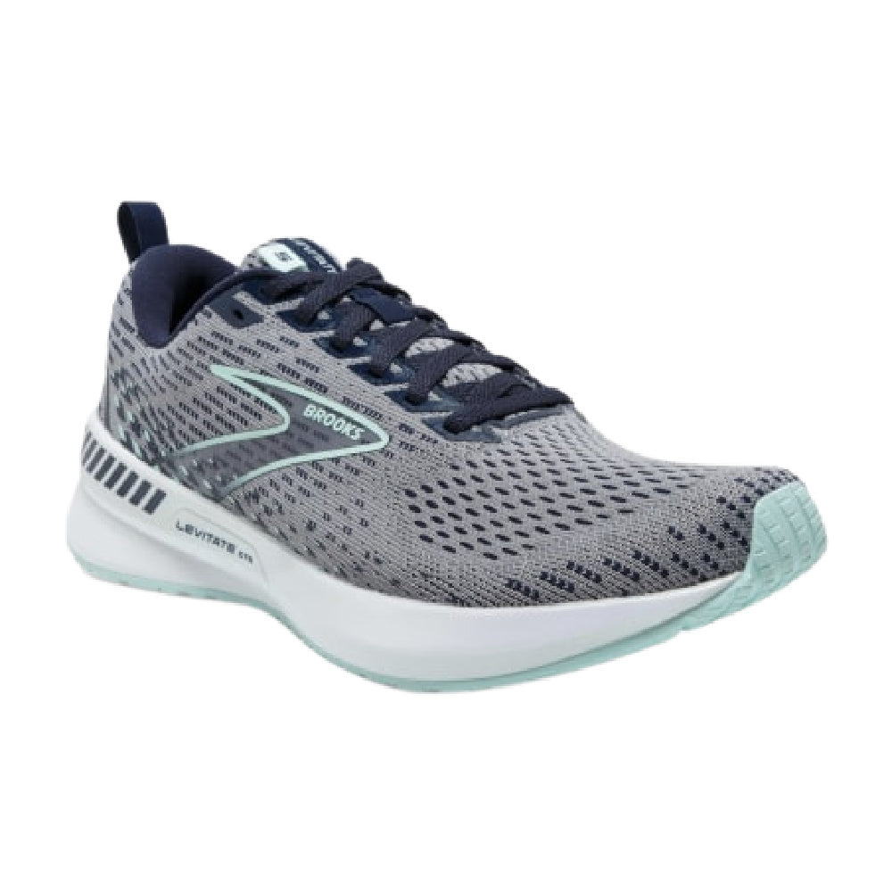 Brooks | Womens Levitate GTS 5 (Grey/Peacoat/Blue Light)