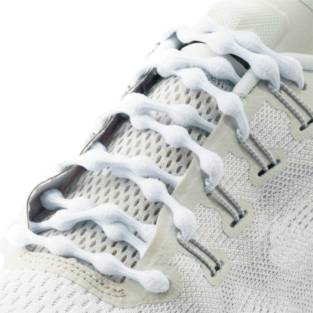Caterpy | The Original Caterpy Run No-Tie Shoelaces - Adults (Silky White)