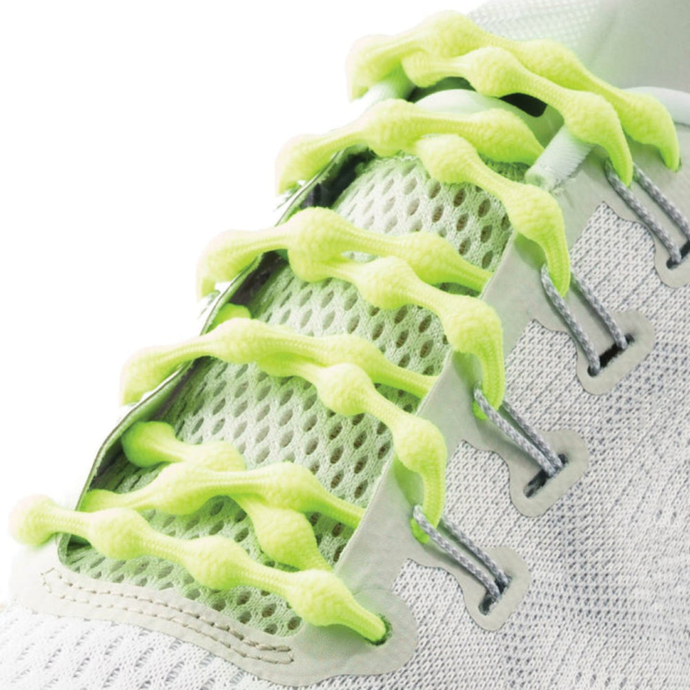 Caterpy | The Original Caterpy Run No-Tie Shoelaces - Adults (Electic Yellow)