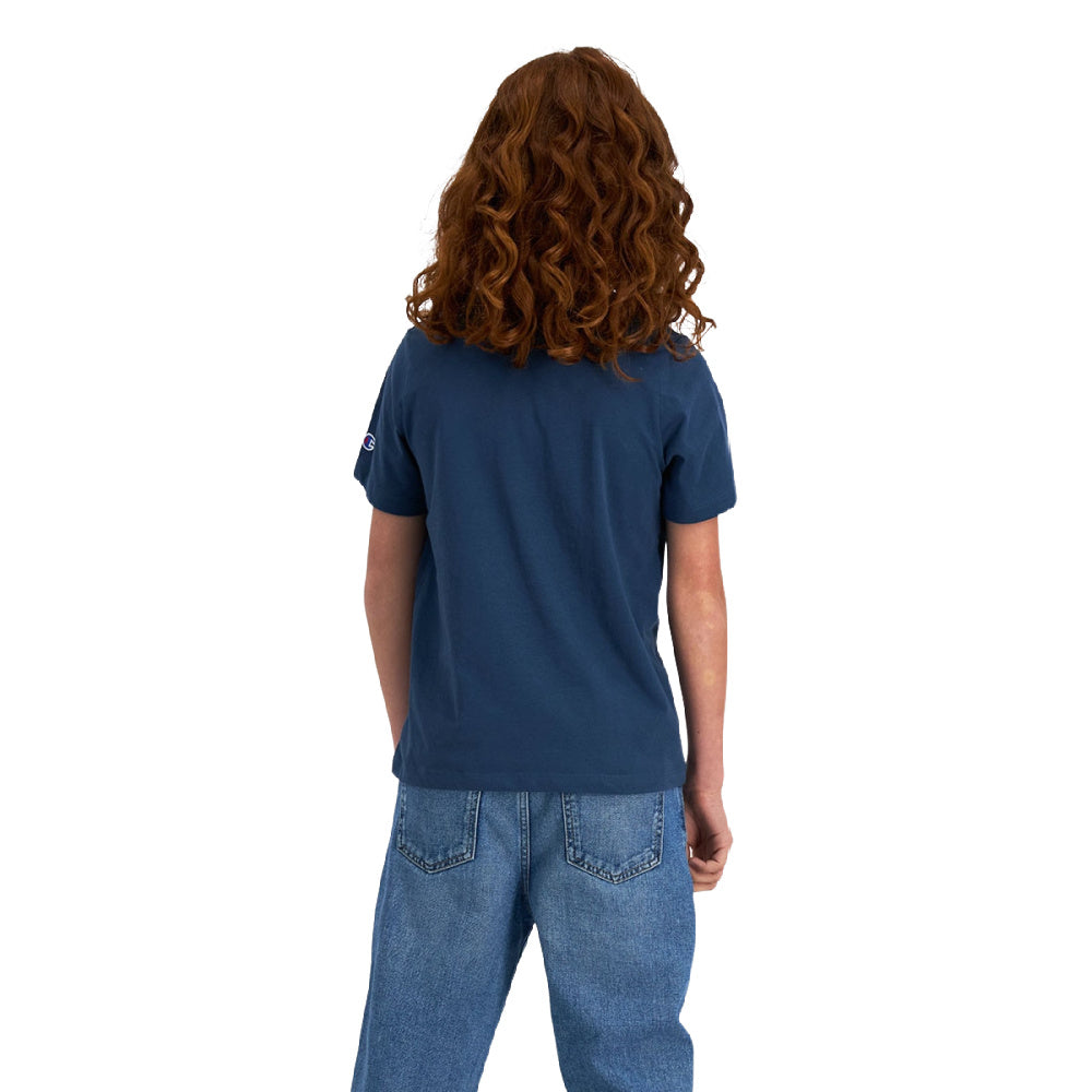 Champion | Kids Rochester Graphic Tee (Navy Seal)