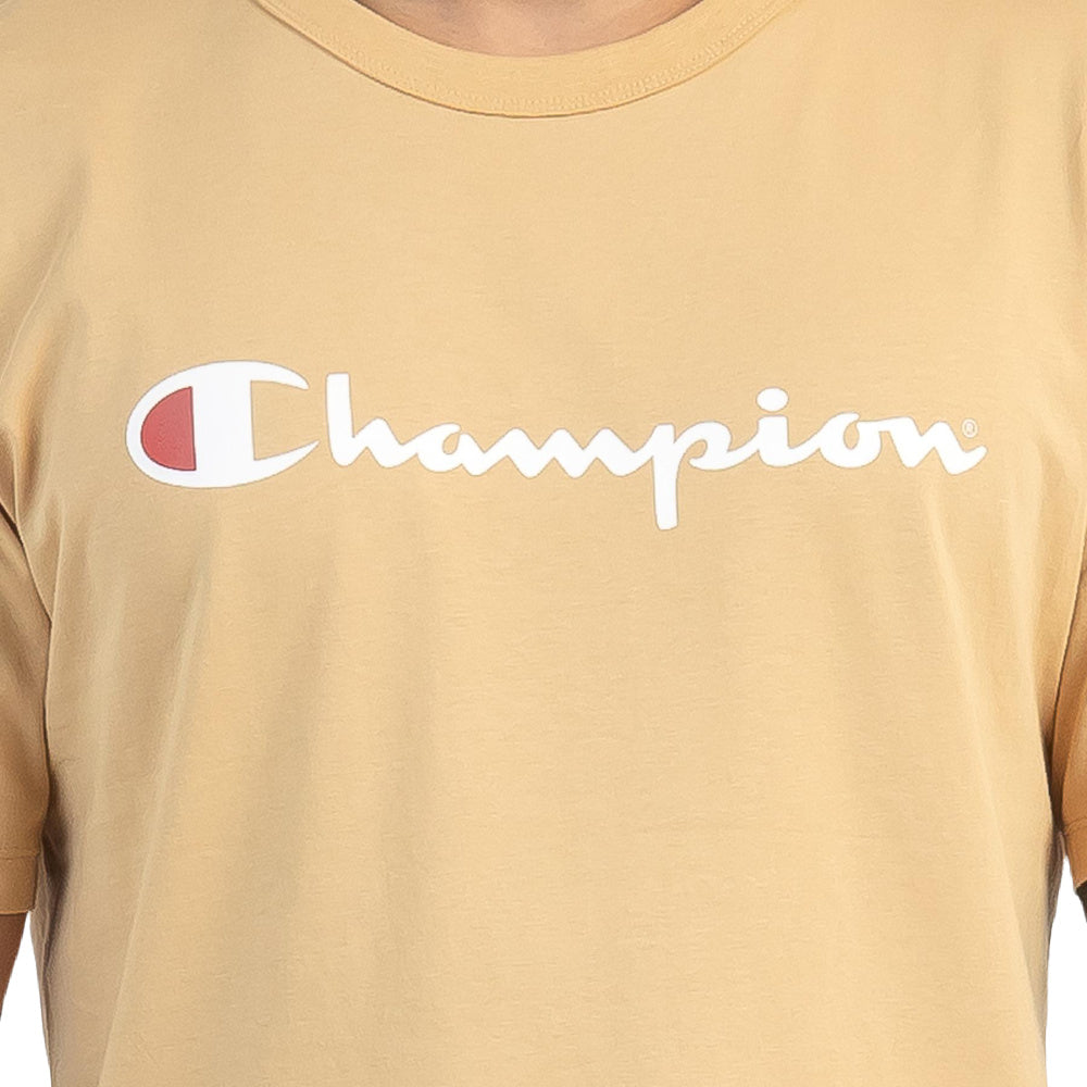 Champion | Mens Script Short Sleeve Tee (Cappuccino Time)