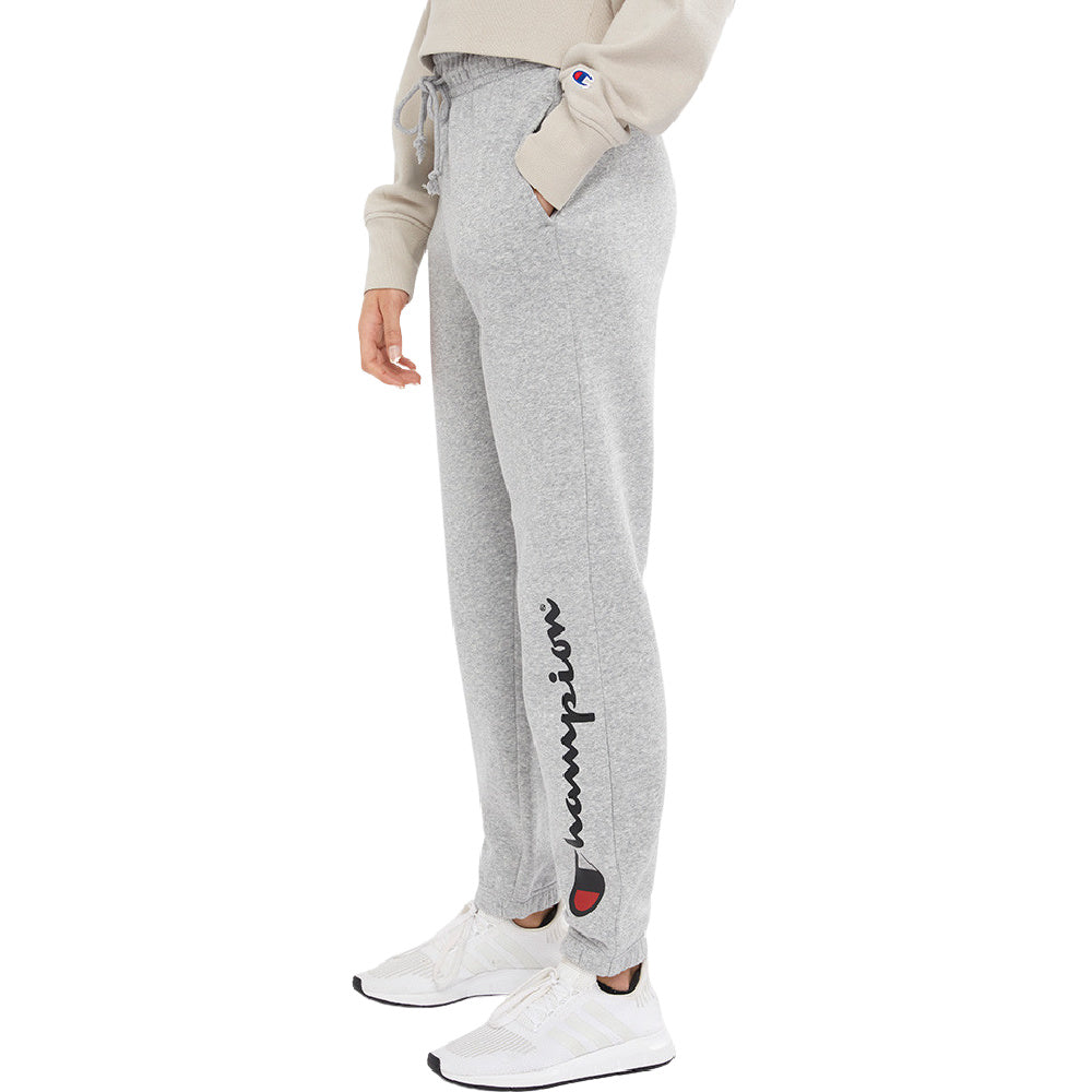 Champion | Womens Script High Waist Jogger (Grey)