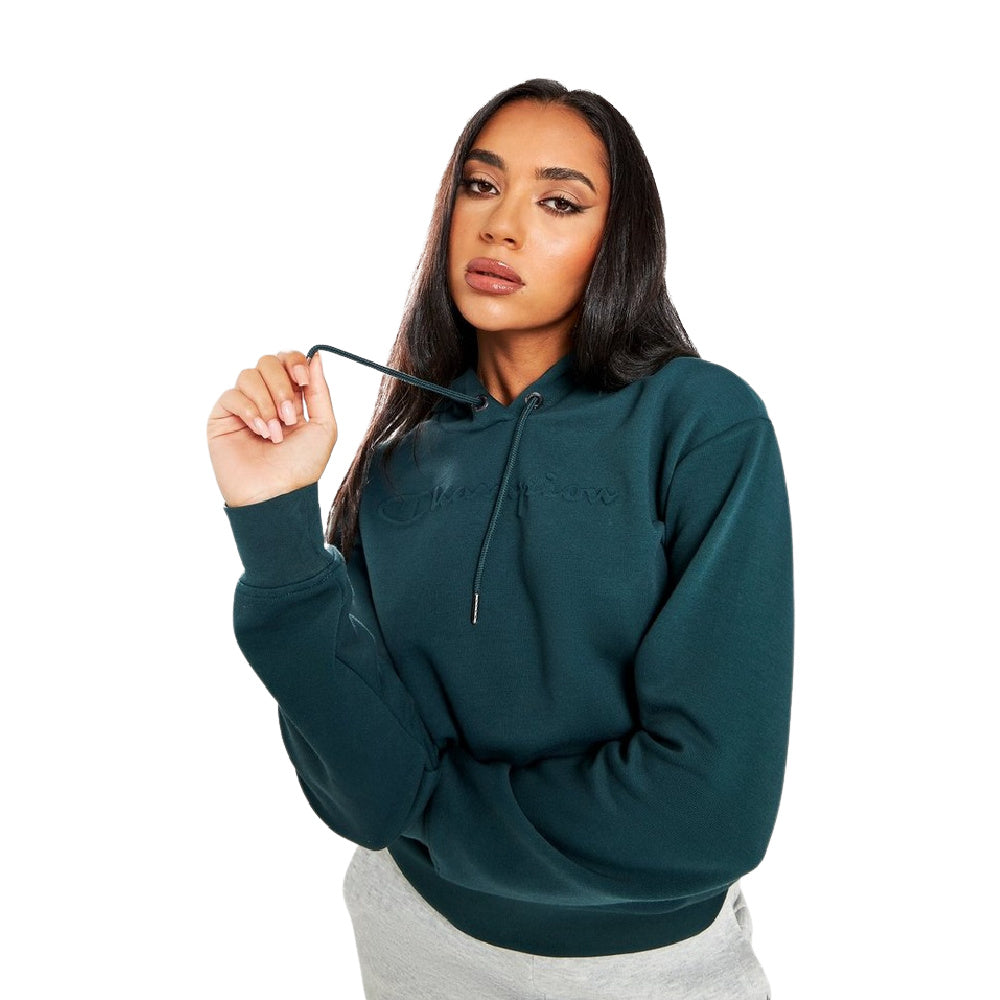 Green women's clearance champion hoodie