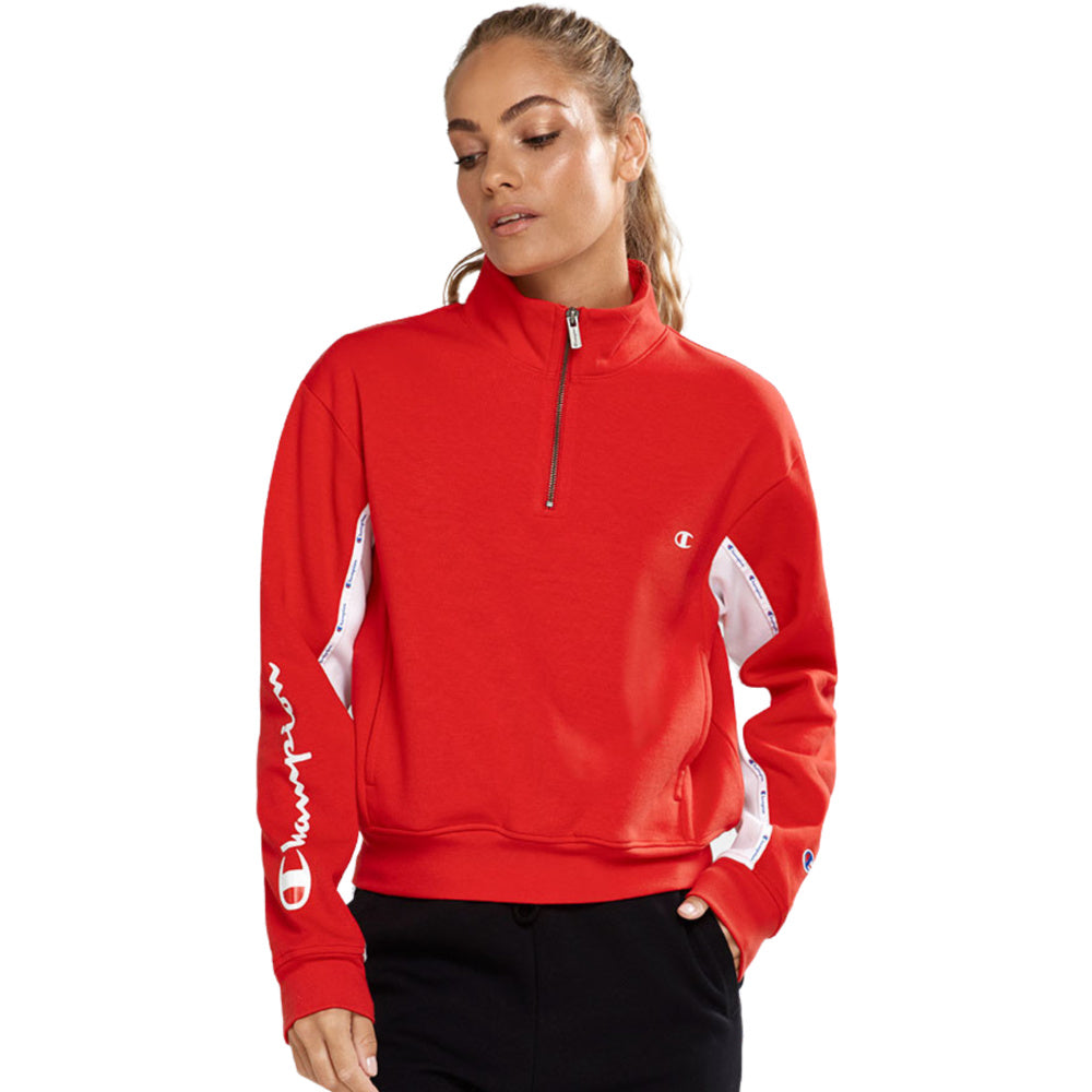 Red champion outlet sweatshirt women