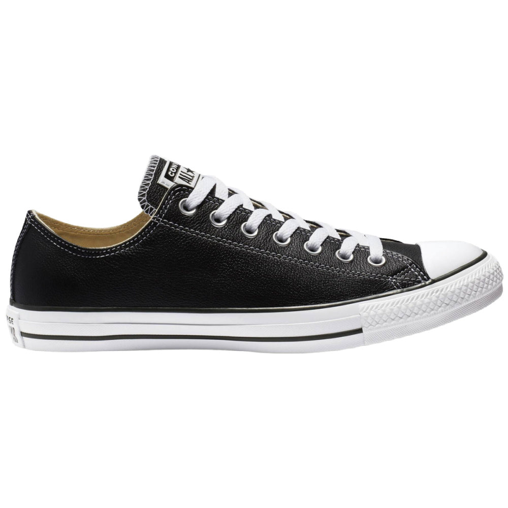 CONVERSE | UNISEX CHUCK TAYLOR ALL STAR CLASSIC LEATHER LOW (BLACK)