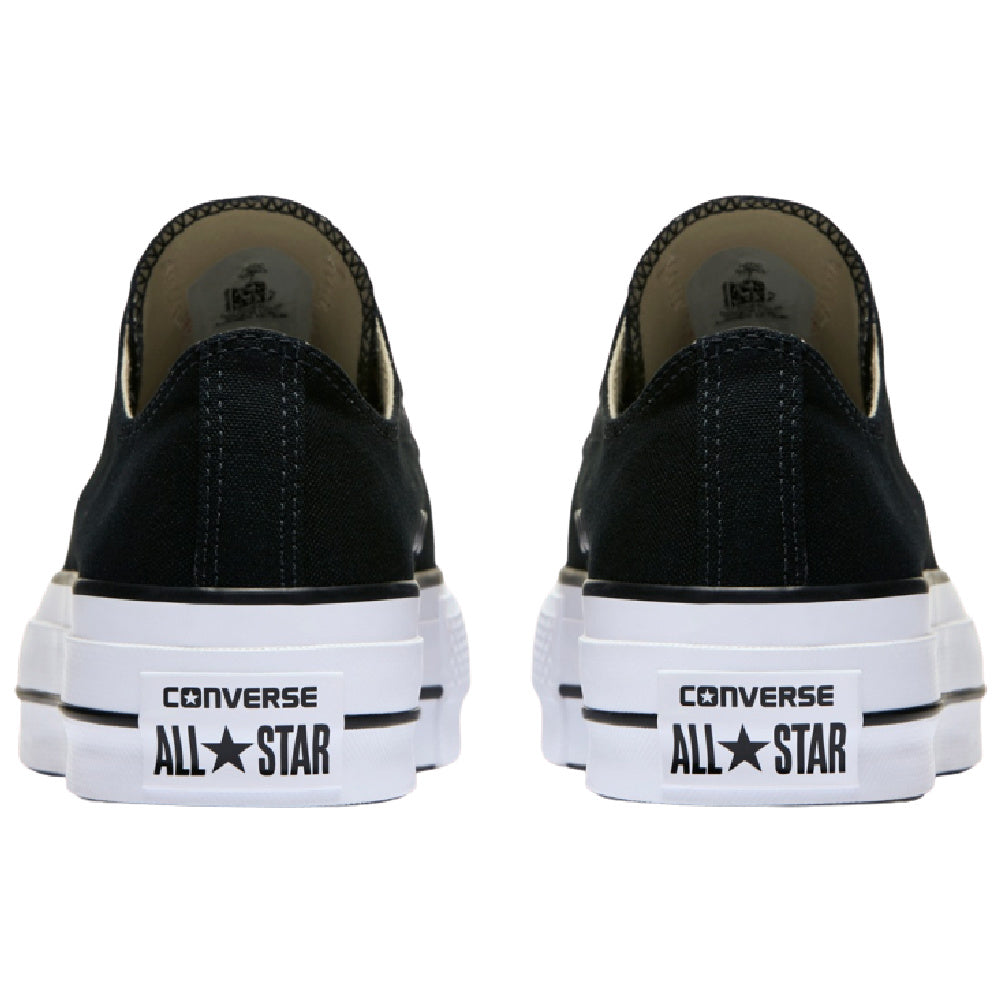 Converse | Womens Chuck Taylor All Star Canvas Lift Low (Black/White)