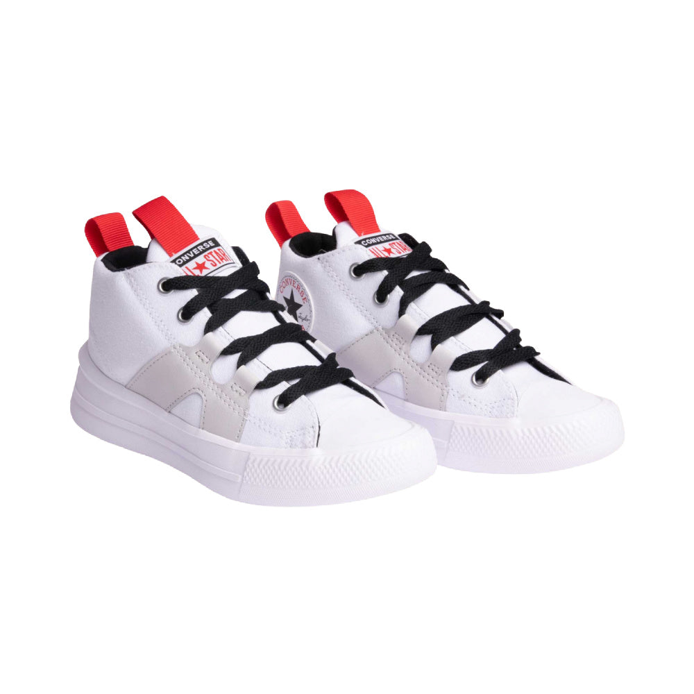 Converse | Kids Chuck Taylor All Star Ultra Colour Pop Mid (White/Black/University Red)
