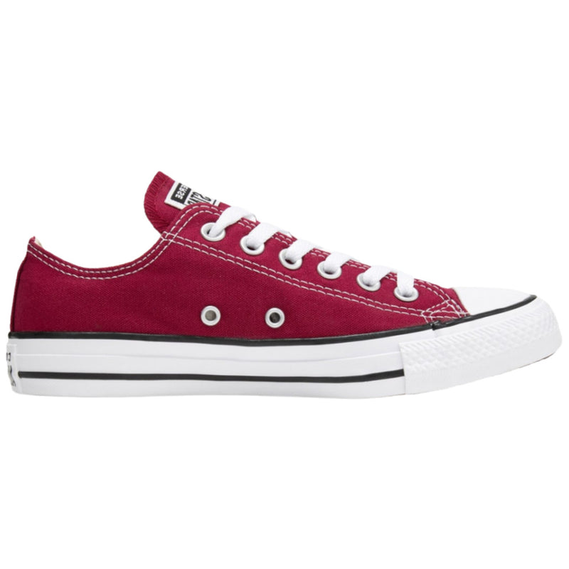 Converse maroon sales low cut