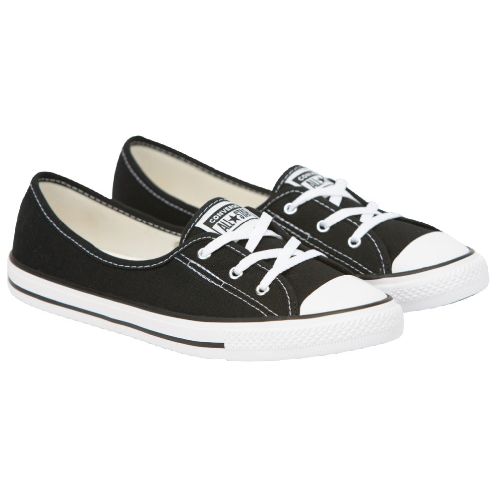 Converse women's chuck taylor ballet lace ox shoes - black Clearance