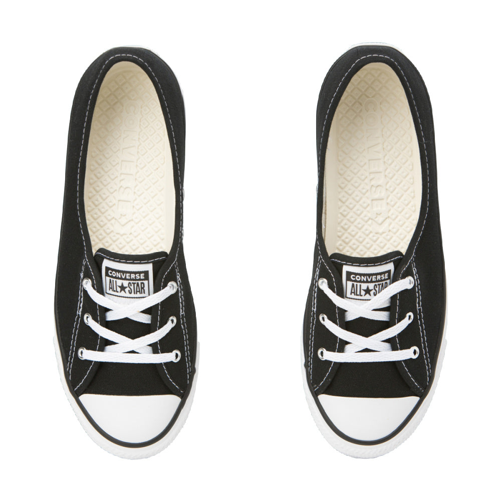 Converse | Womens Chuck Taylor All Star Dainty Ballet Lace Slip-On (Black)