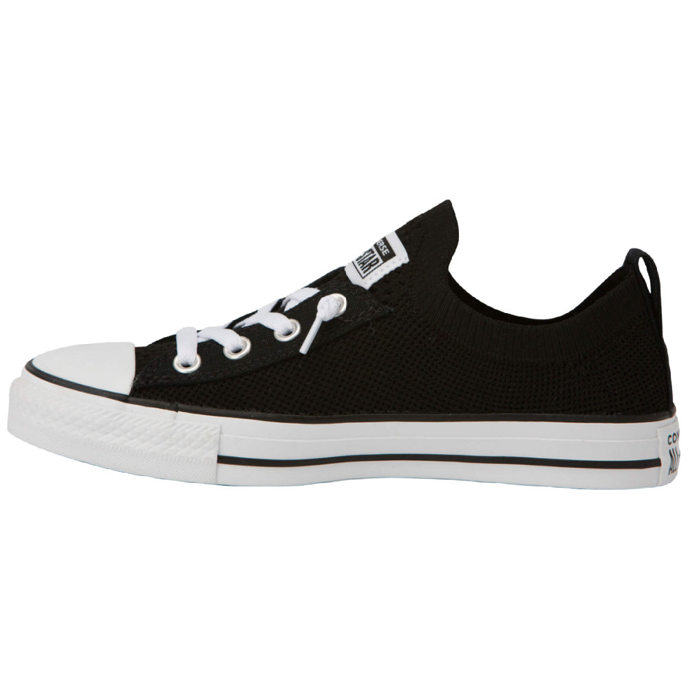 Converse | Womens Chuck Taylor All Star Shoreline Knit Slip-On Low (Black/White)