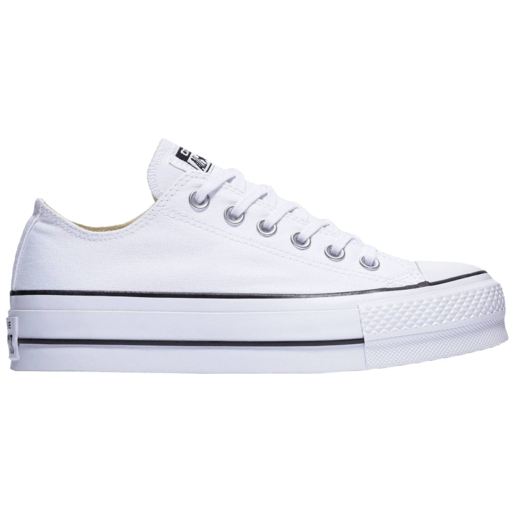 Converse | Womens Chuck Taylor All Star Canvas Lift Low (White)
