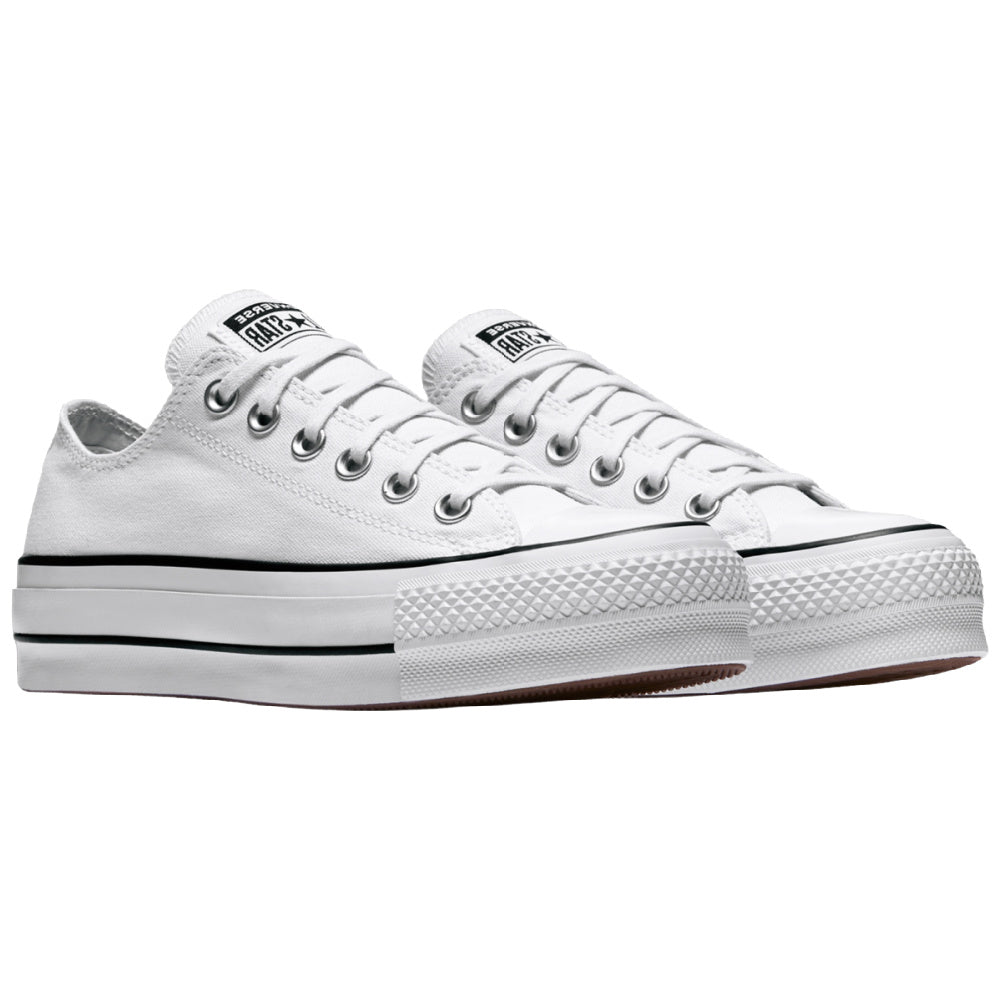 Converse | Womens Chuck Taylor All Star Canvas Lift Low (White)