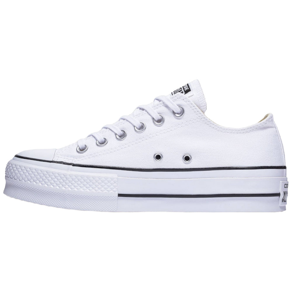 Converse | Womens Chuck Taylor All Star Canvas Lift Low (White)