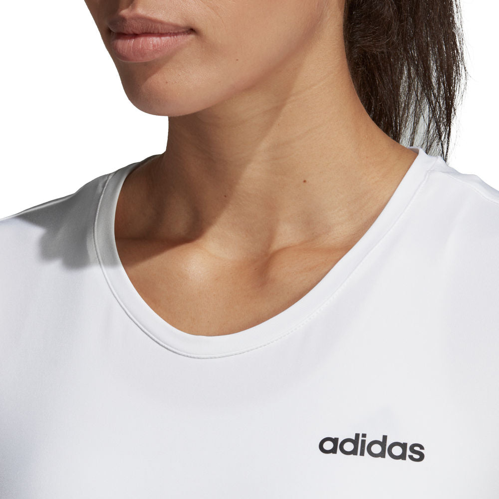 Adidas | Womens Designed 2 Move Solid Tee (White)