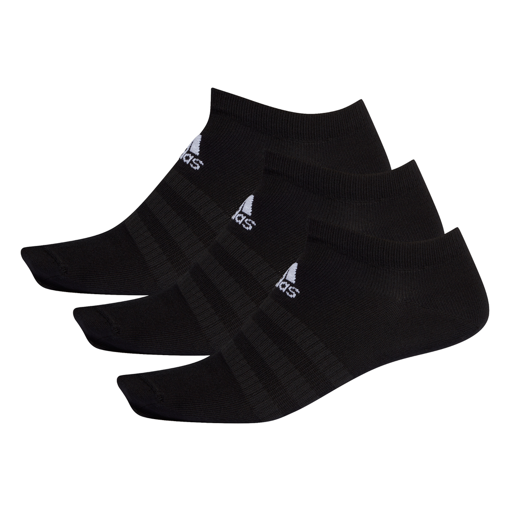 Adidas | Unisex Light Low-Cut Socks 3 Pack (Black)