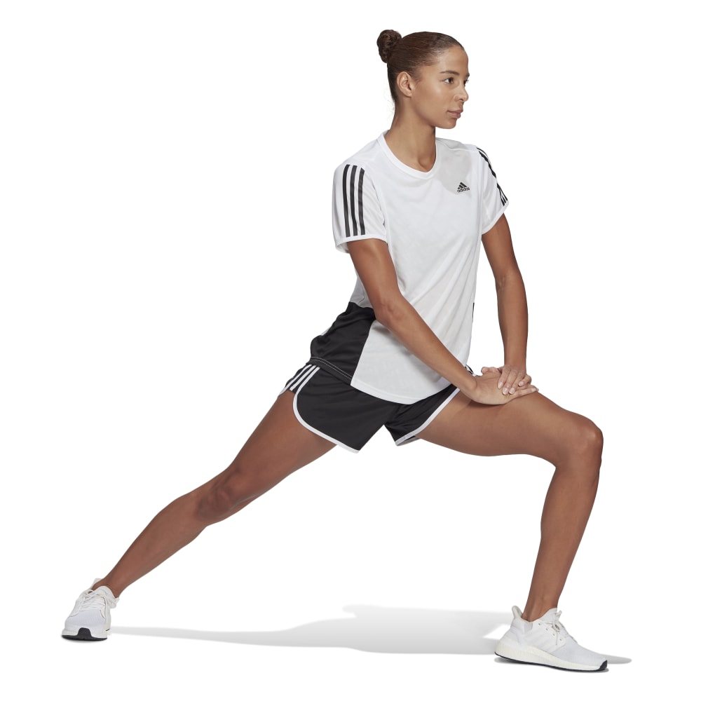 Adidas | Womens Marathon 20 Shorts 3 Inch (Black/White)