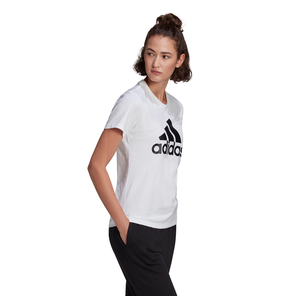 Adidas | Womens Essentials Logo Tee (White/Black)