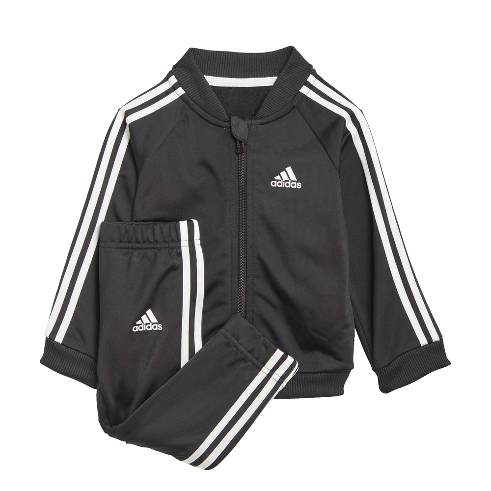 Adidas | Infants 3-Stripe Tricot Tracksuit (Black/White)