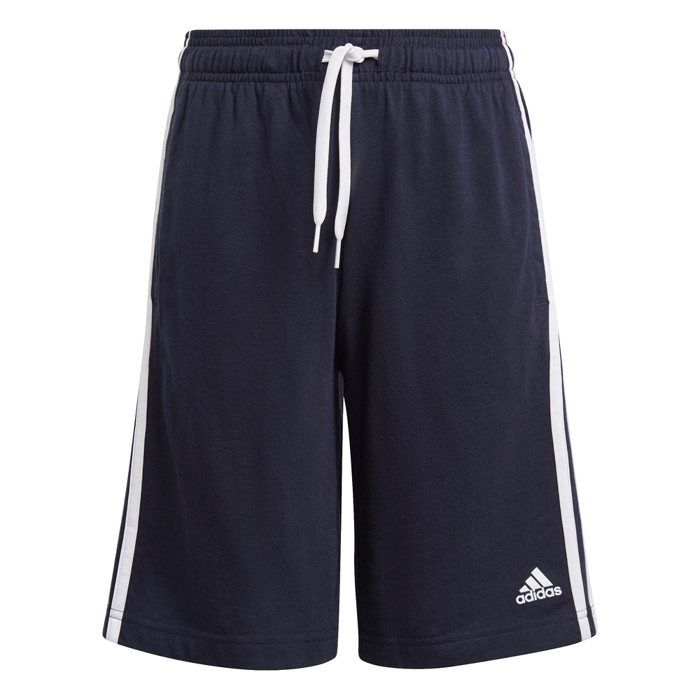 Adidas | Boys Essentials 3-Stripes Shorts (Navy/White)