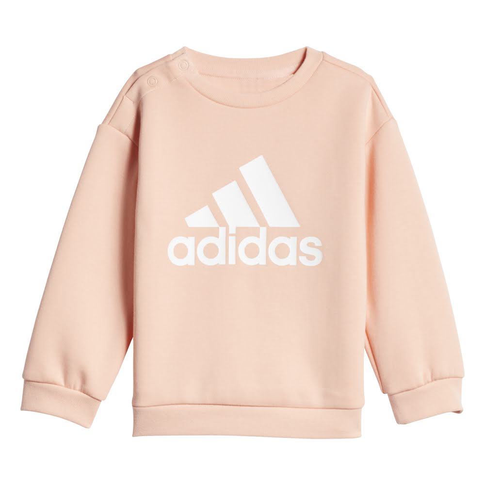 Adidas | Infant Crew Set (Glow Pink/White)