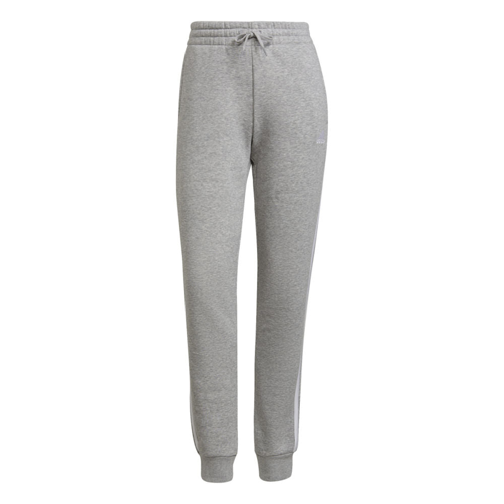 Adidas | Womens Essentials Fleece 3-Stripes Pant (Grey/White)