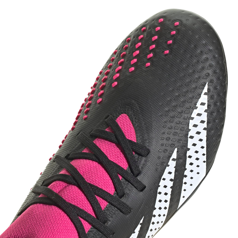 Adidas | Mens Predator Accuracy.2 Firm Ground Boots (Black/White/Team Shock Pink)